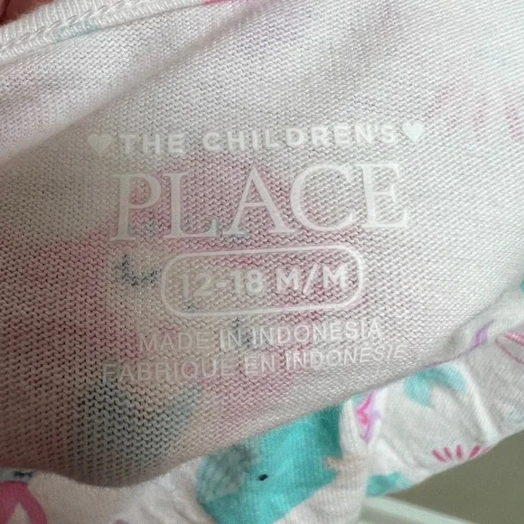 The Children’s Place 12-18M Multicolor Mermaid Short Sleeve Flowy Girls Dress - Picture 4 of 4